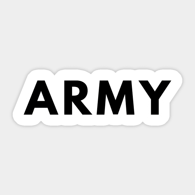 ARMY Sticker by officialdesign